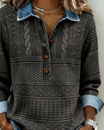 Elena™ | Modern Half-Knotted Sweater