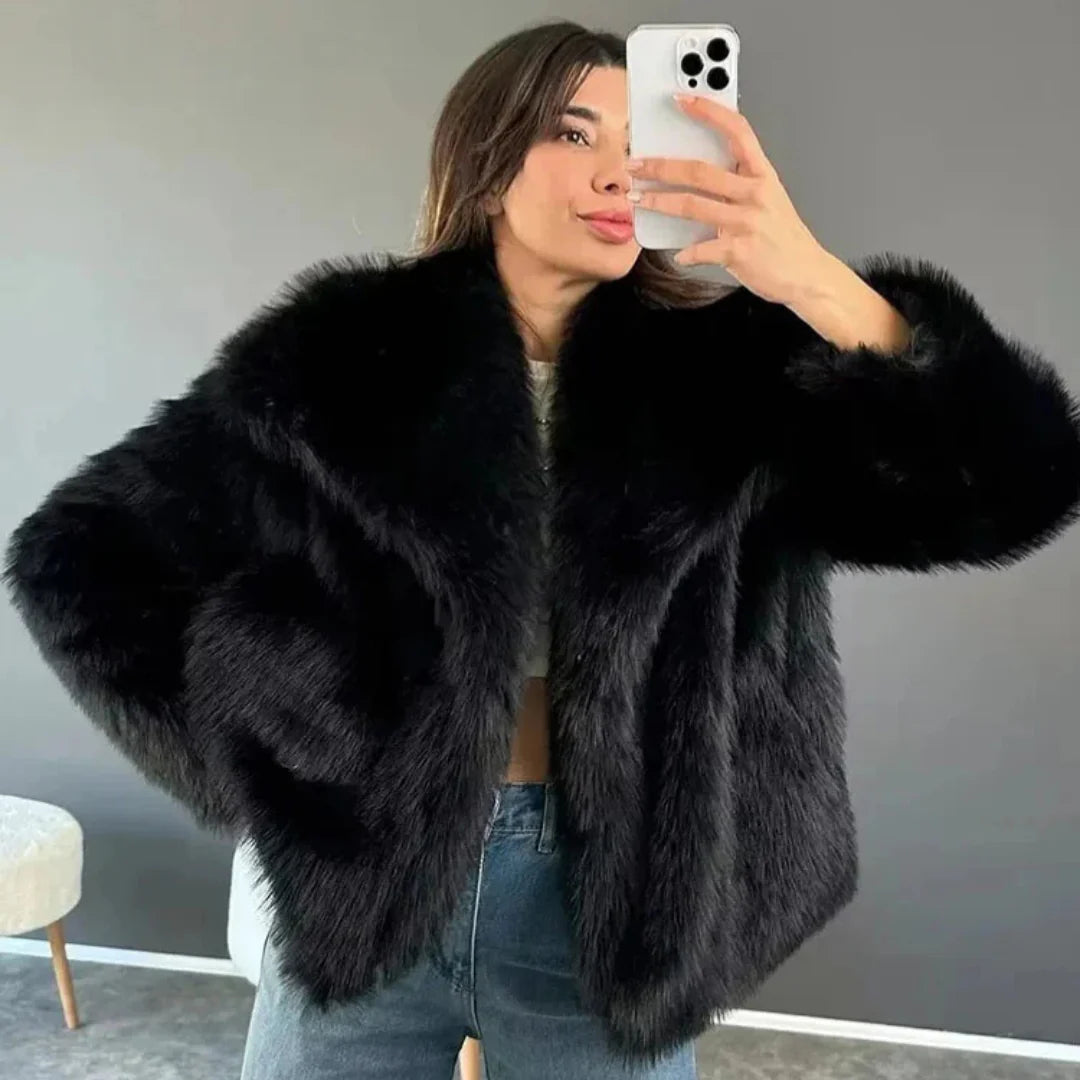 DYVAE- Luxe Faux Fur Damesjas voor de Winter