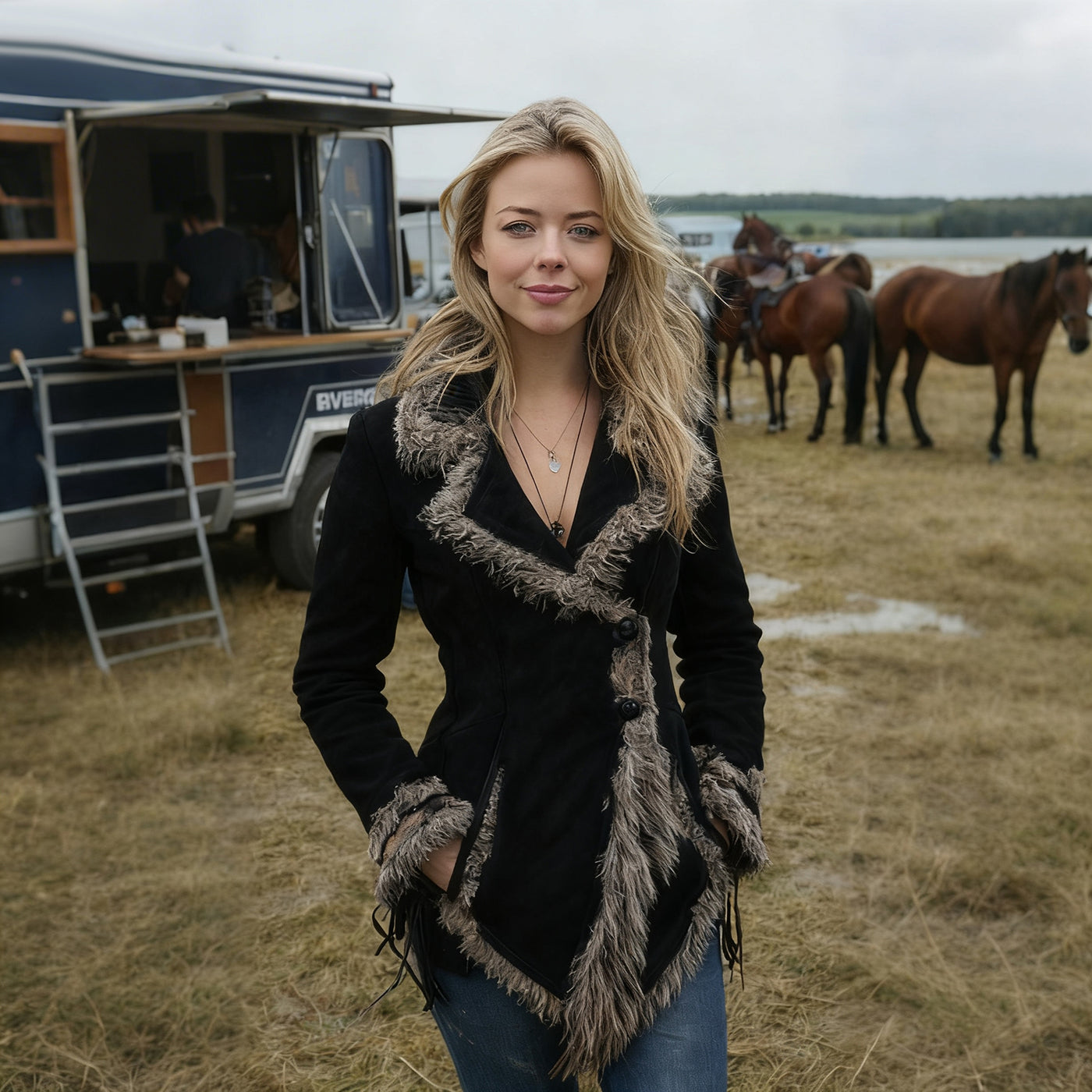 Julia™ | Shearling-Trimmed Winter Jacket