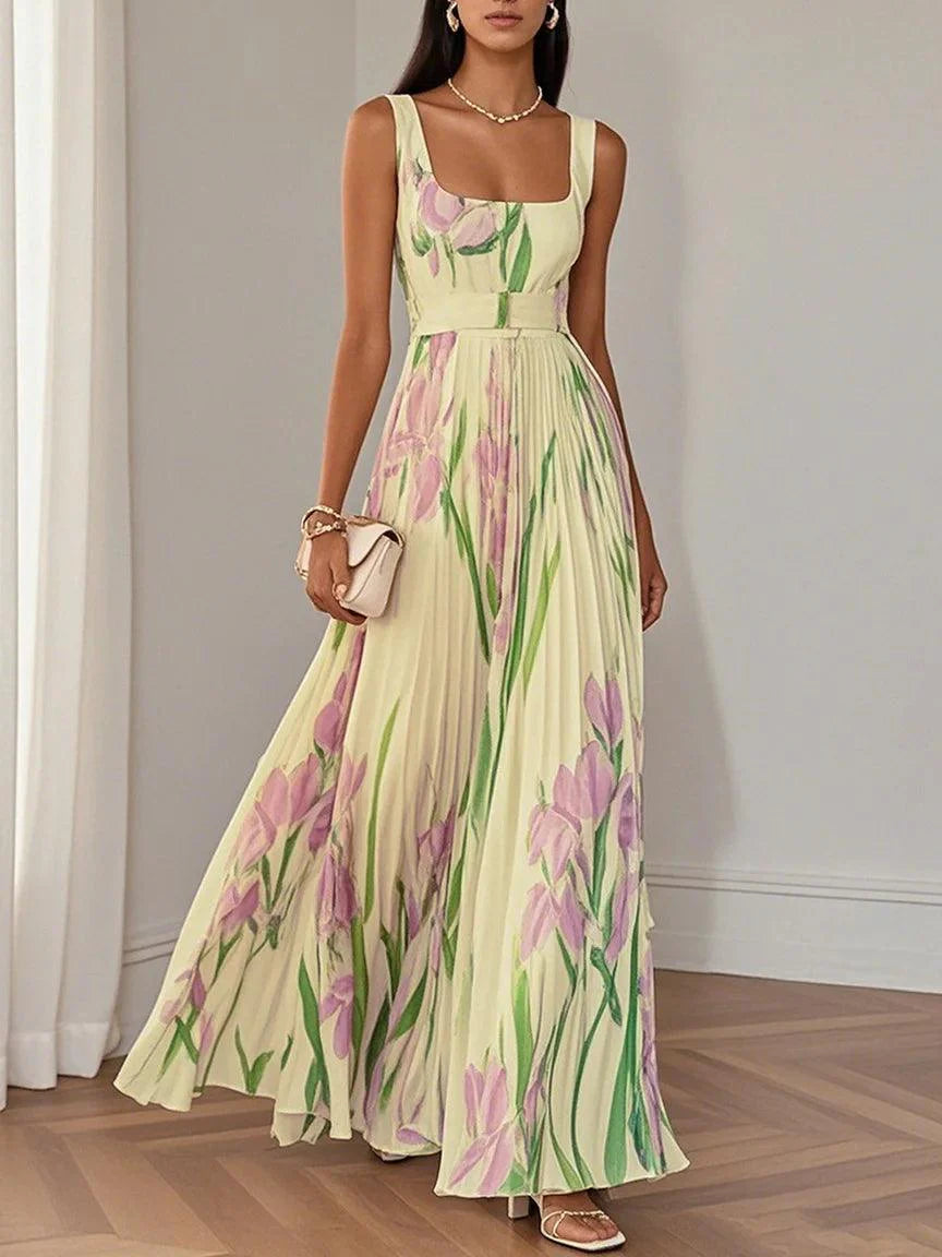 Charlotte™ | Chiffon-Maxikleid