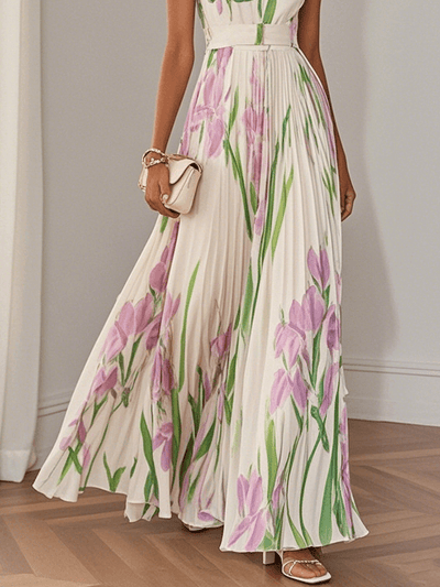 Charlotte™ | Chiffon-Maxikleid