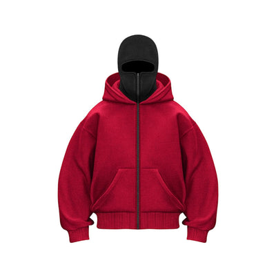 Hoodie met ritssluiting