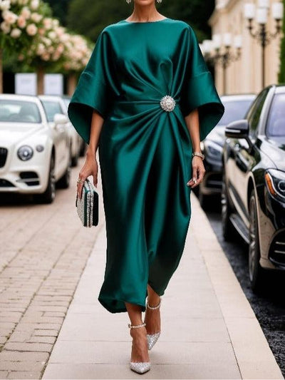 Diva™ - Luxe Satijn Jurk