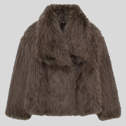 DYVAE- Luxe Faux Fur Damesjas voor de Winter