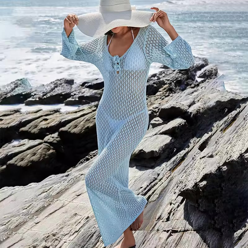 Diva - Gebreide Maxi Jurk