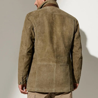 Suède Vintage Buckskin Jas Heren