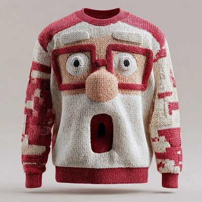 Christmas sweater with Santa Claus 
