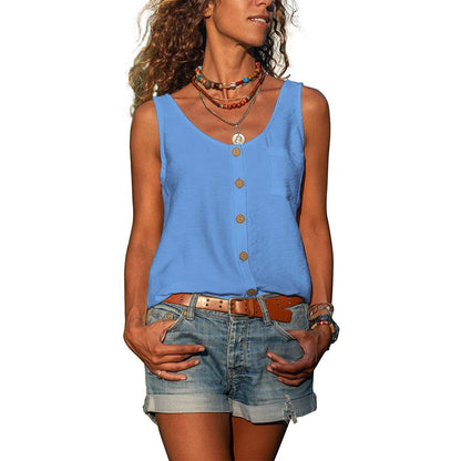 Julie – Lichtgewicht Mouwloze Top