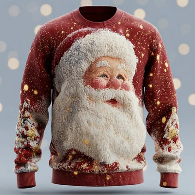 Christmas sweater with Santa Claus 