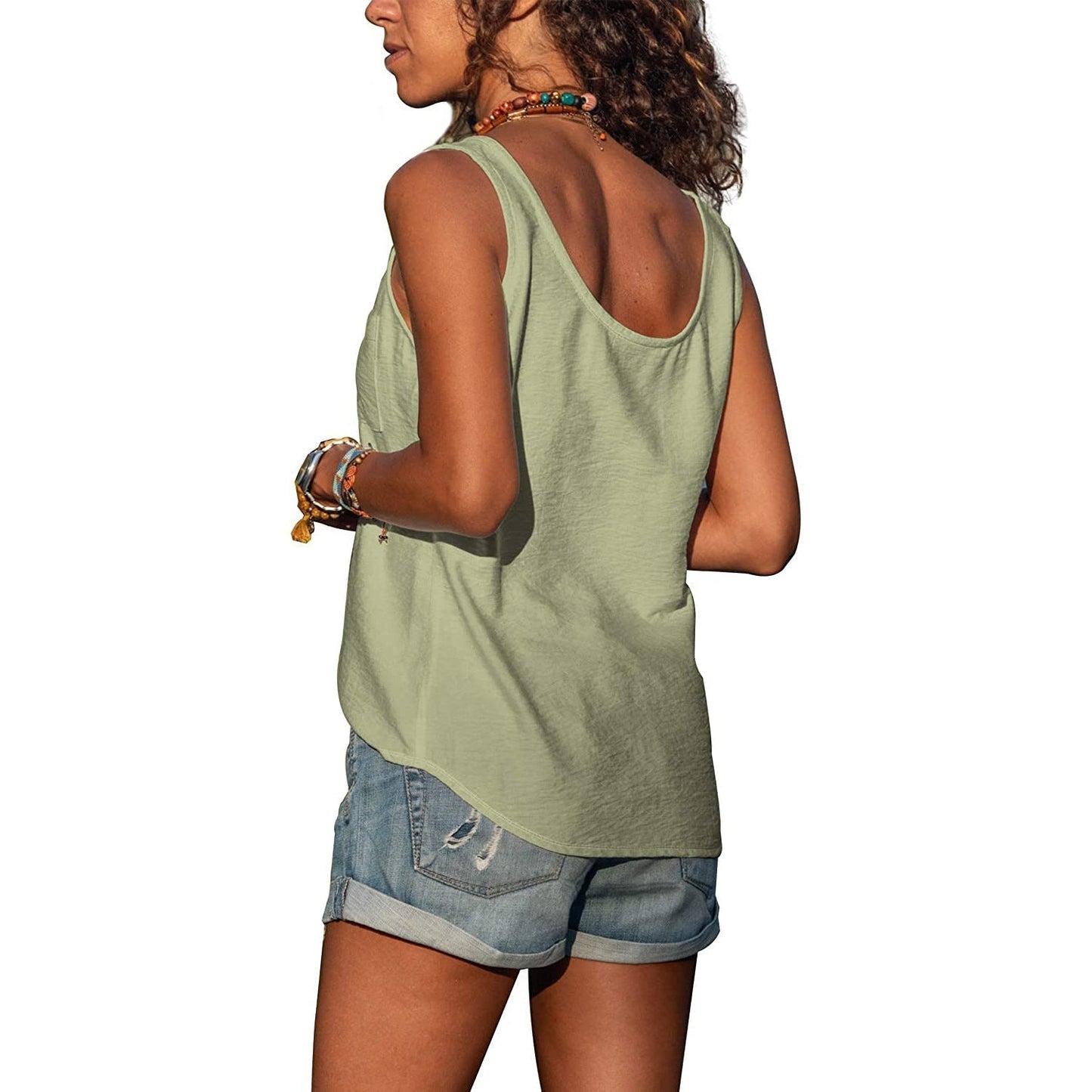 Julie – Lichtgewicht Mouwloze Top