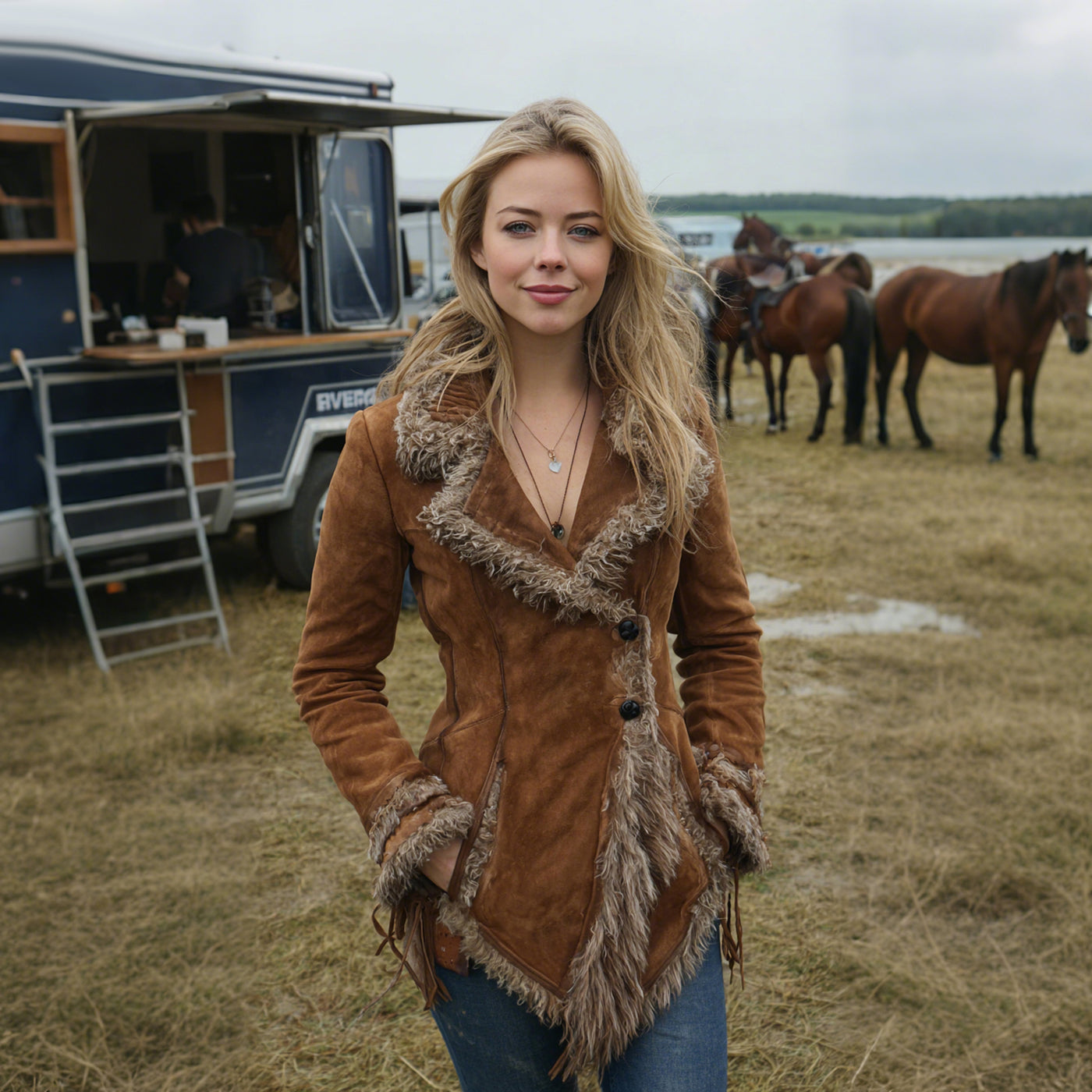 Julia™ | Shearling-Trimmed Winter Jacket