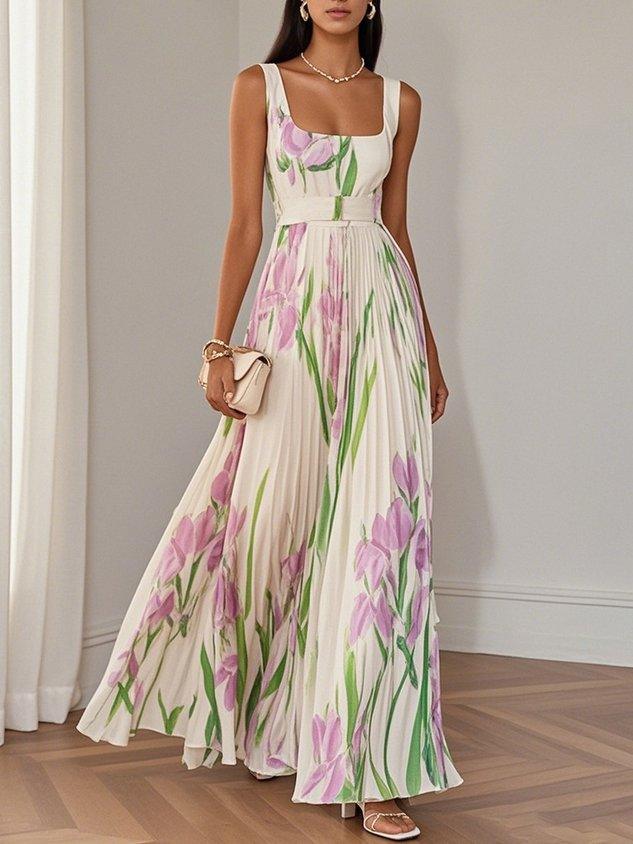 Charlotte™ | Chiffon-Maxikleid