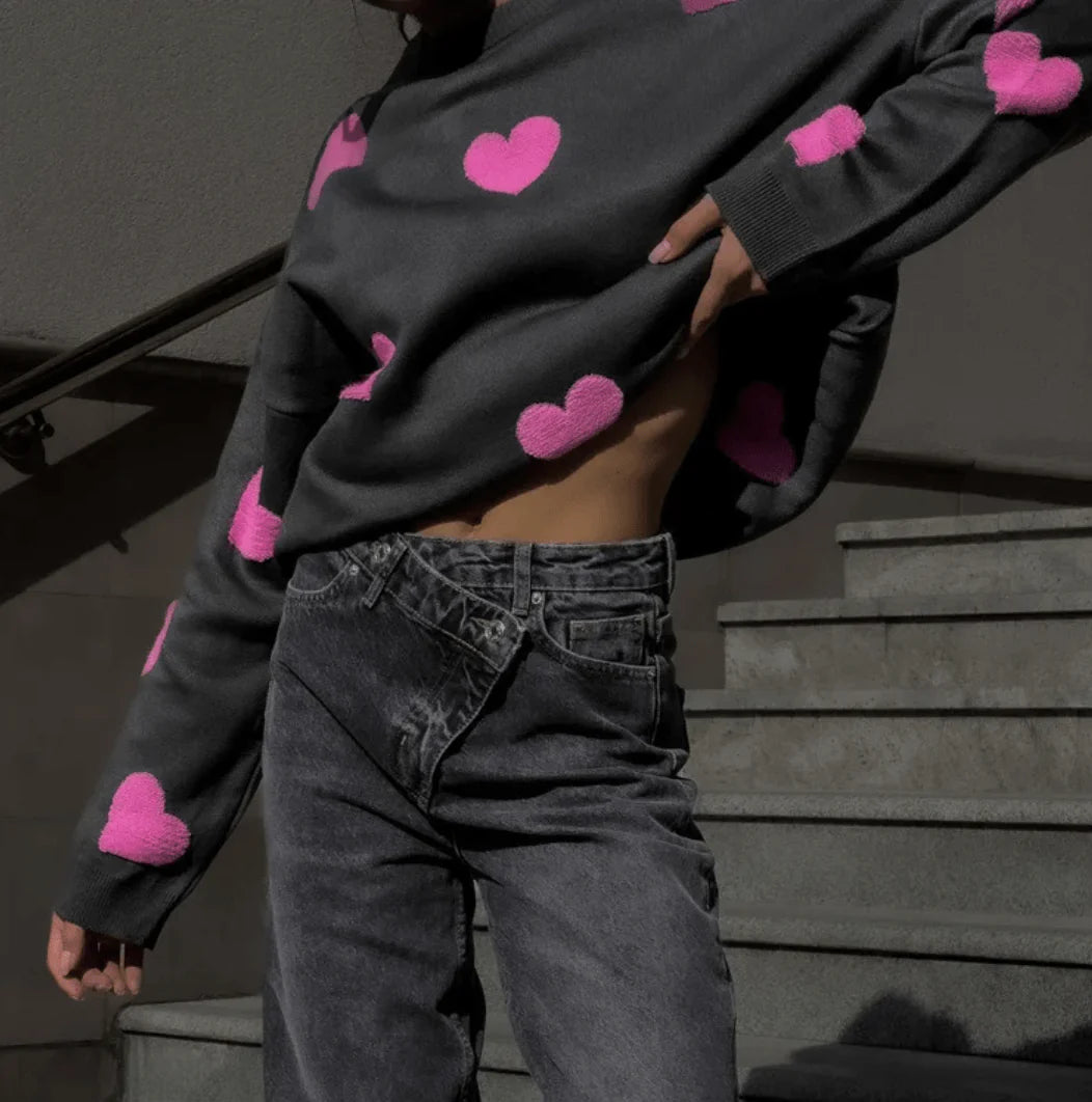 DYVAE – Herzpullover (mehrere Farben)