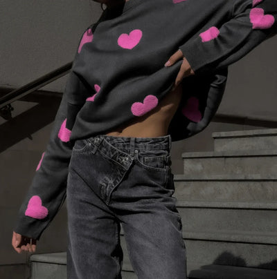 DYVAE – Herzpullover (mehrere Farben)
